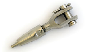Swageless Compression Terminal - Fork End